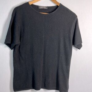 Maesano Italian Cashmere Short Sleeve Sweater  size L